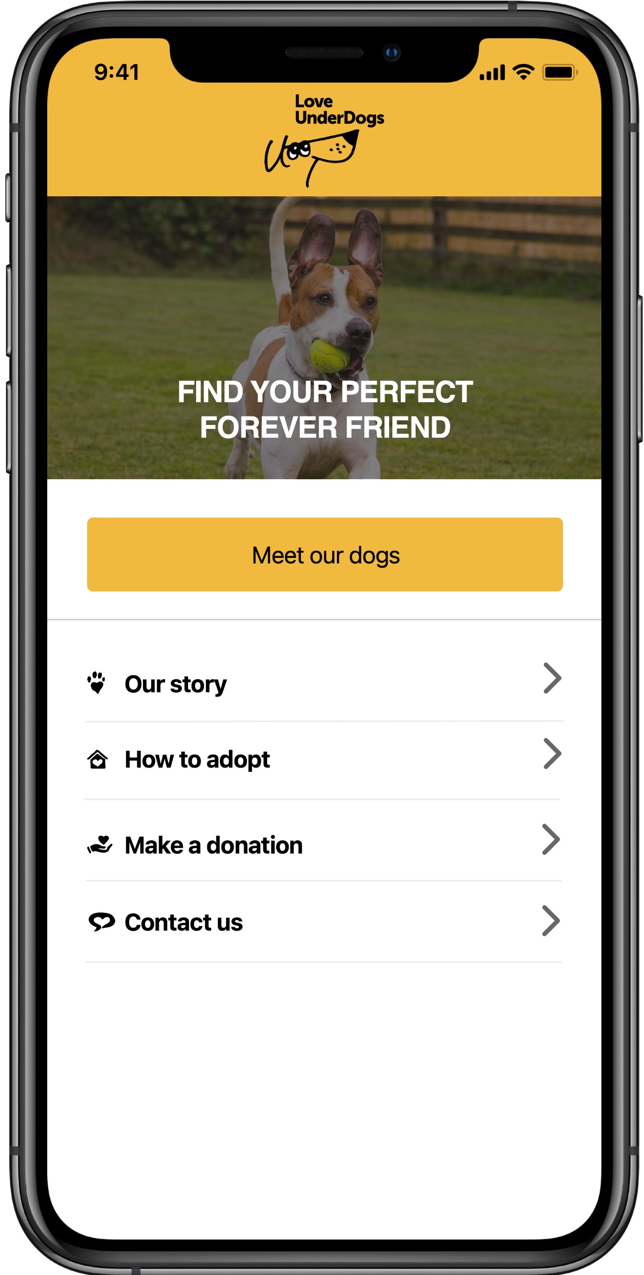 Love UnderDogs App